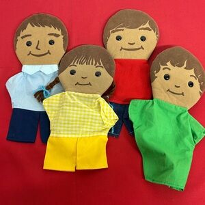 American Guidance Service Colorful Hand Puppet Set for Kids